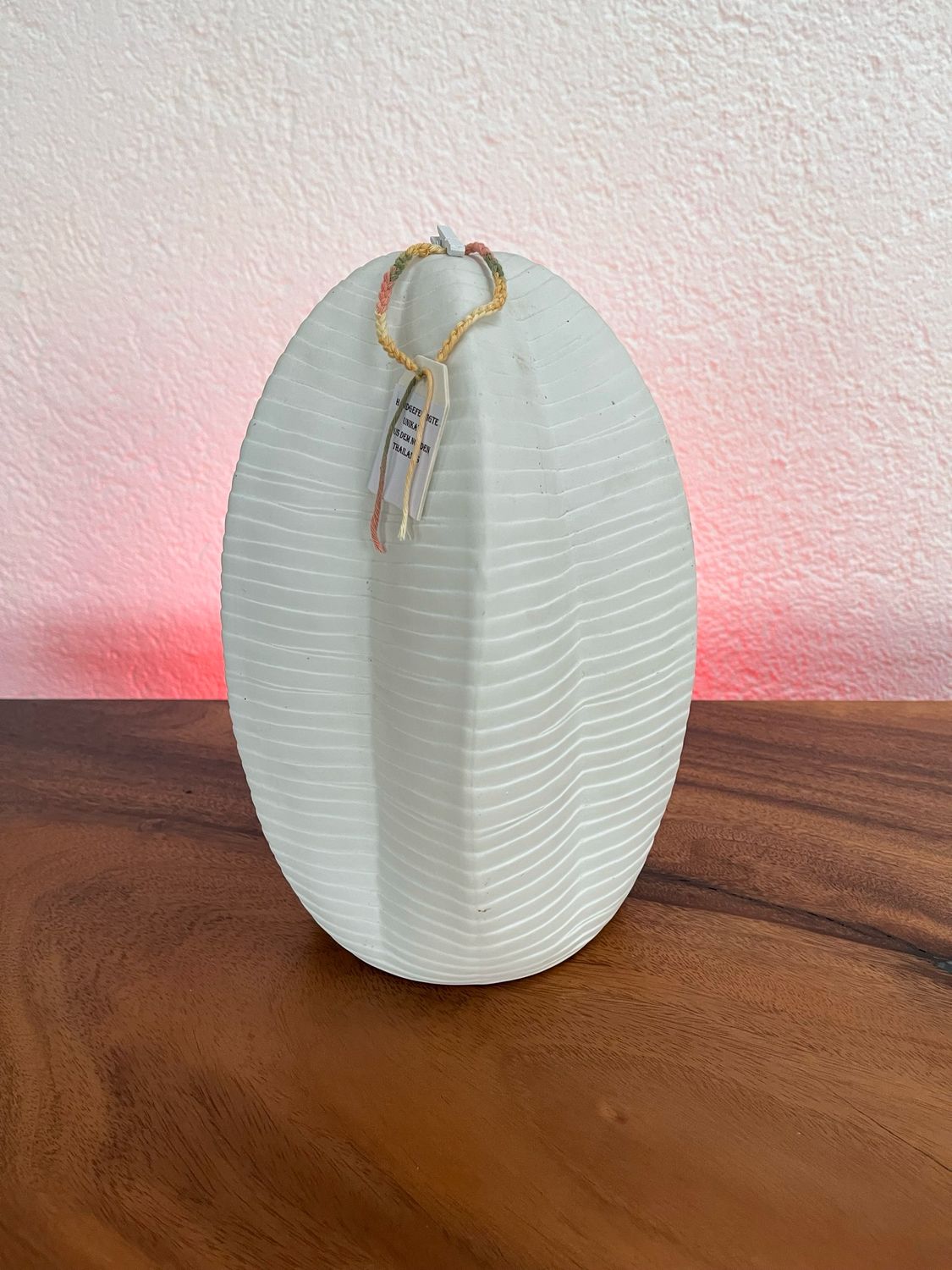 Vase White Roses 32 cm