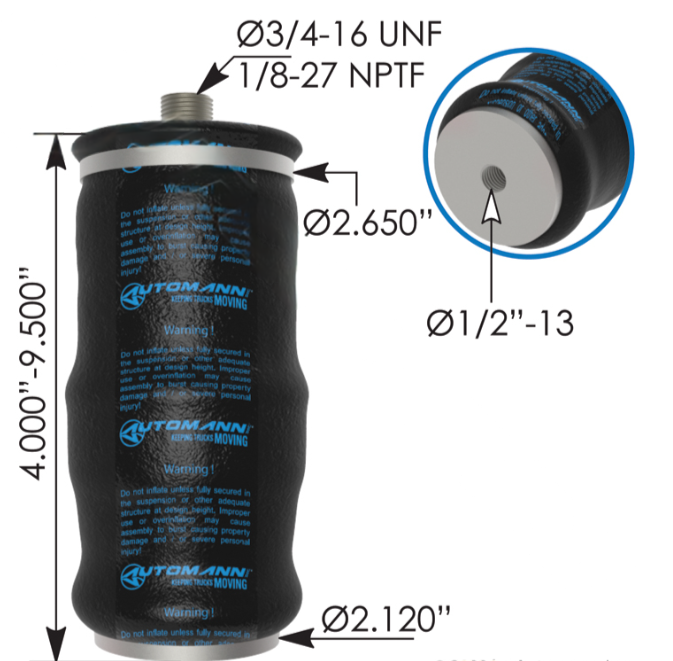 ABSZ70-005	Air Spring Cabin Automann