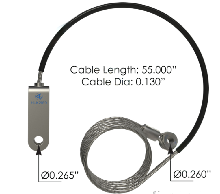 HLK2169 HOOD CABLE KENWORTH