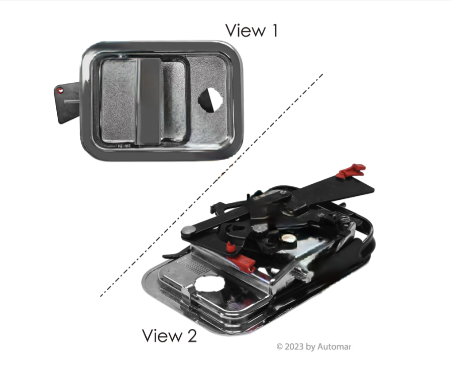 HLK1056 Exterior Door Handle RH Freightliner Automann