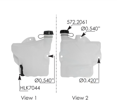575.10125 Washer Fluid Reservoir Freightliner