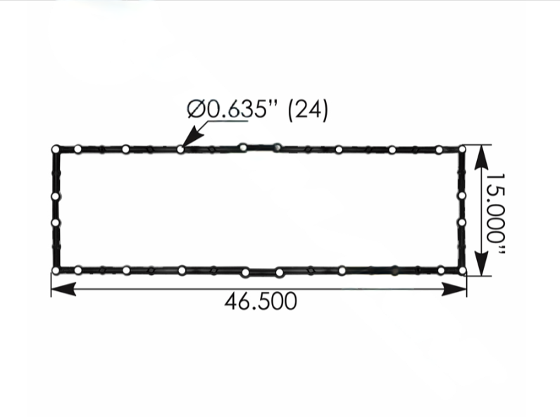 M99248 Oil Pan Gasket Caterpillar C15, C16, C18