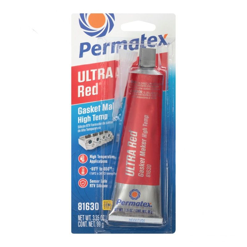 PRX81630CTN     Hi Temp Red RTV Sil GasktMaker 3oz 