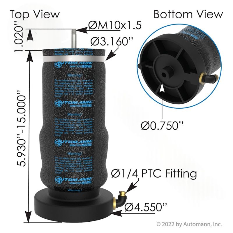 ABSZ70-2451 Air Spring Cabin Volvo Automann