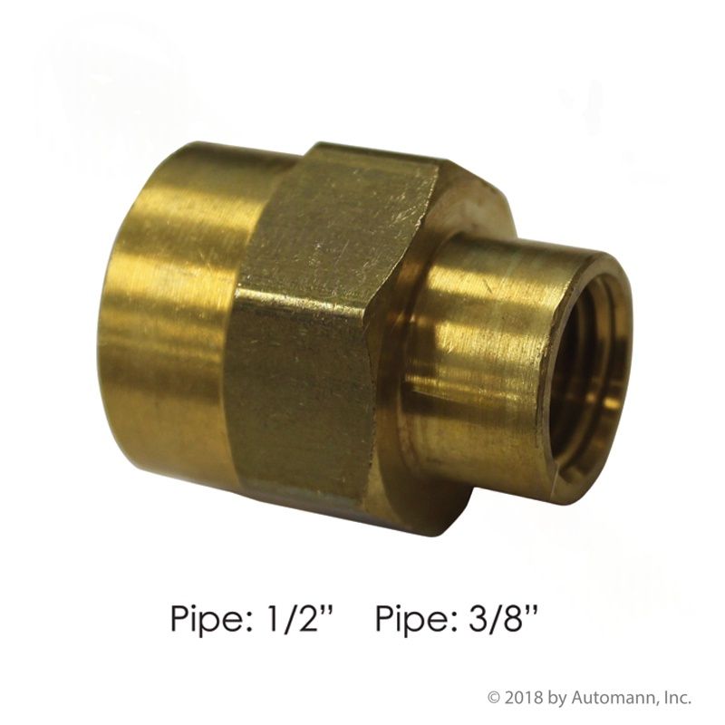 177.9119DC Reducer Coupling 1/2NPT x 3/8NPT