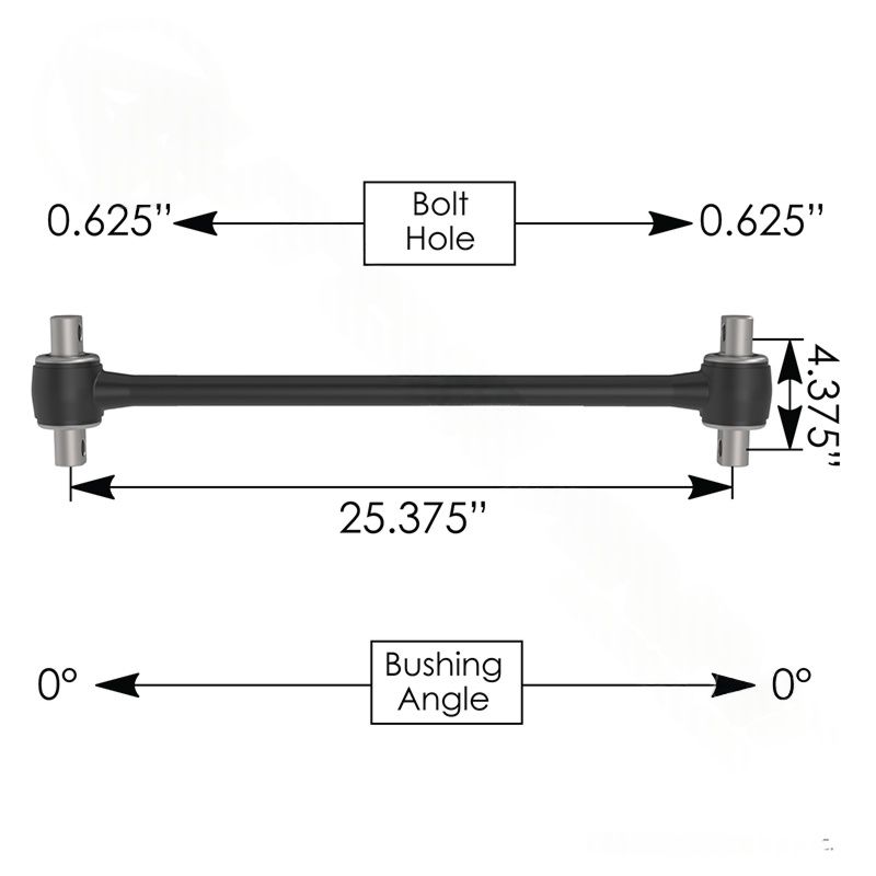 TMR533   Torque Rod 25.375in IHC/Ford