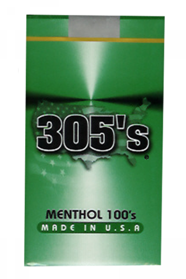 305&#39;s Menthol 100&#39;s