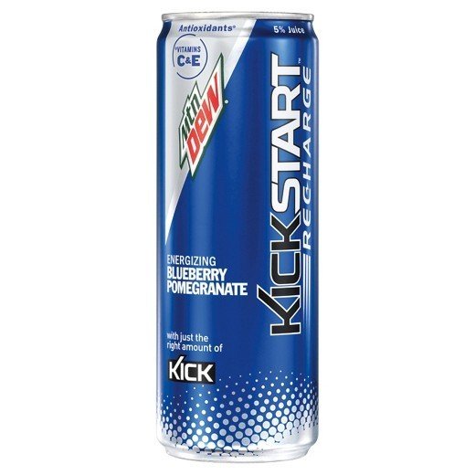 Mtn Dew Kickstart Blue Pom