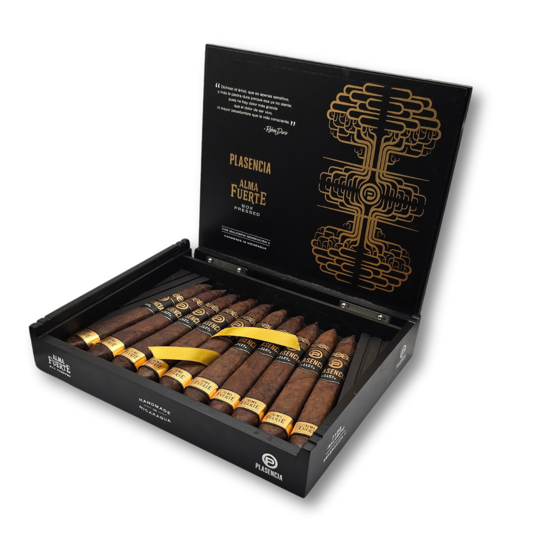 Plasencia Alma Fuerte, Generacion V Solomon Maduro 7x58 | Box of 10