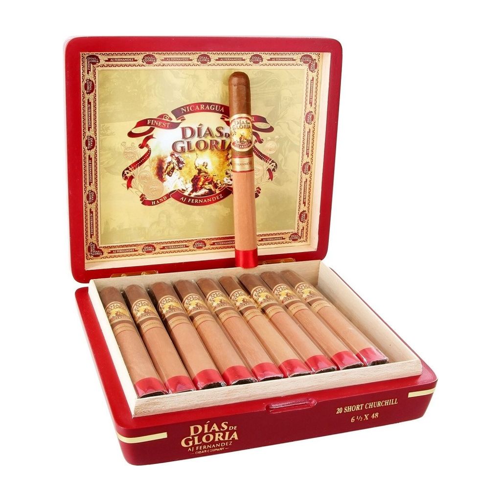 AJ Fernandez Dias de Gloria Short Churchill 6 1/2 x 48 | Box of 20