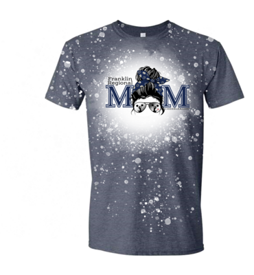 2022 FR MIDGET CHEER Bleach Effect Messy Bun MoM T Shirt