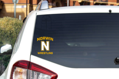 2022 NORWIN WRESTLING Car Window Decal