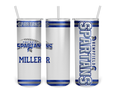2022 HSYFC 20 oz. FOOTBALL Insulated Stainless Steel Tumbler