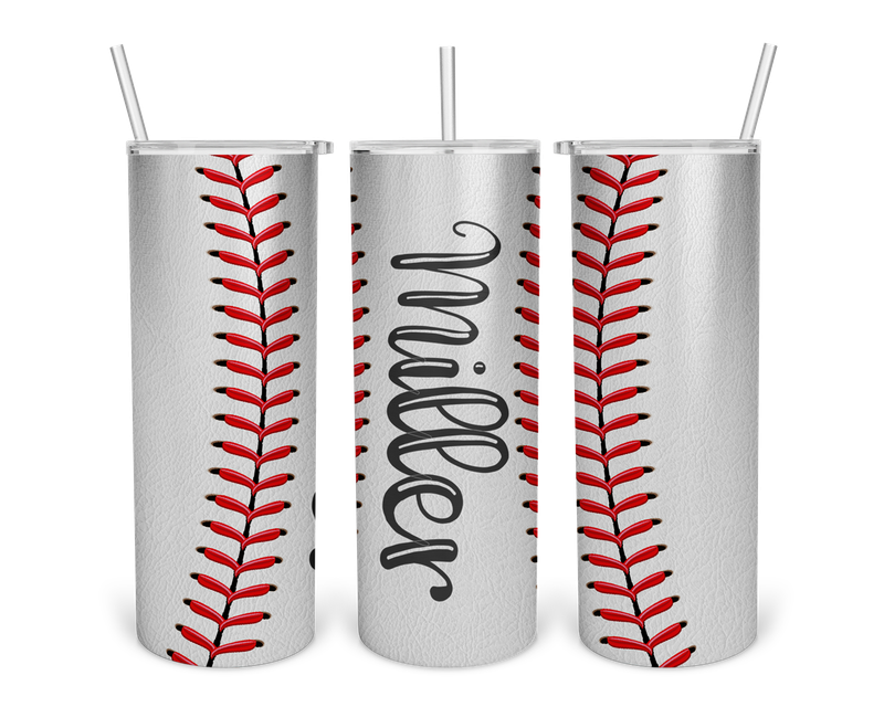 20 oz. Stainless Steel Baseball Tumbler