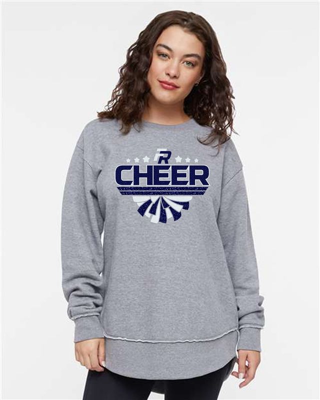 2025 FR MIDGET CHEER Women&#39;s Weekend Fleece Crewneck Sweatshirt