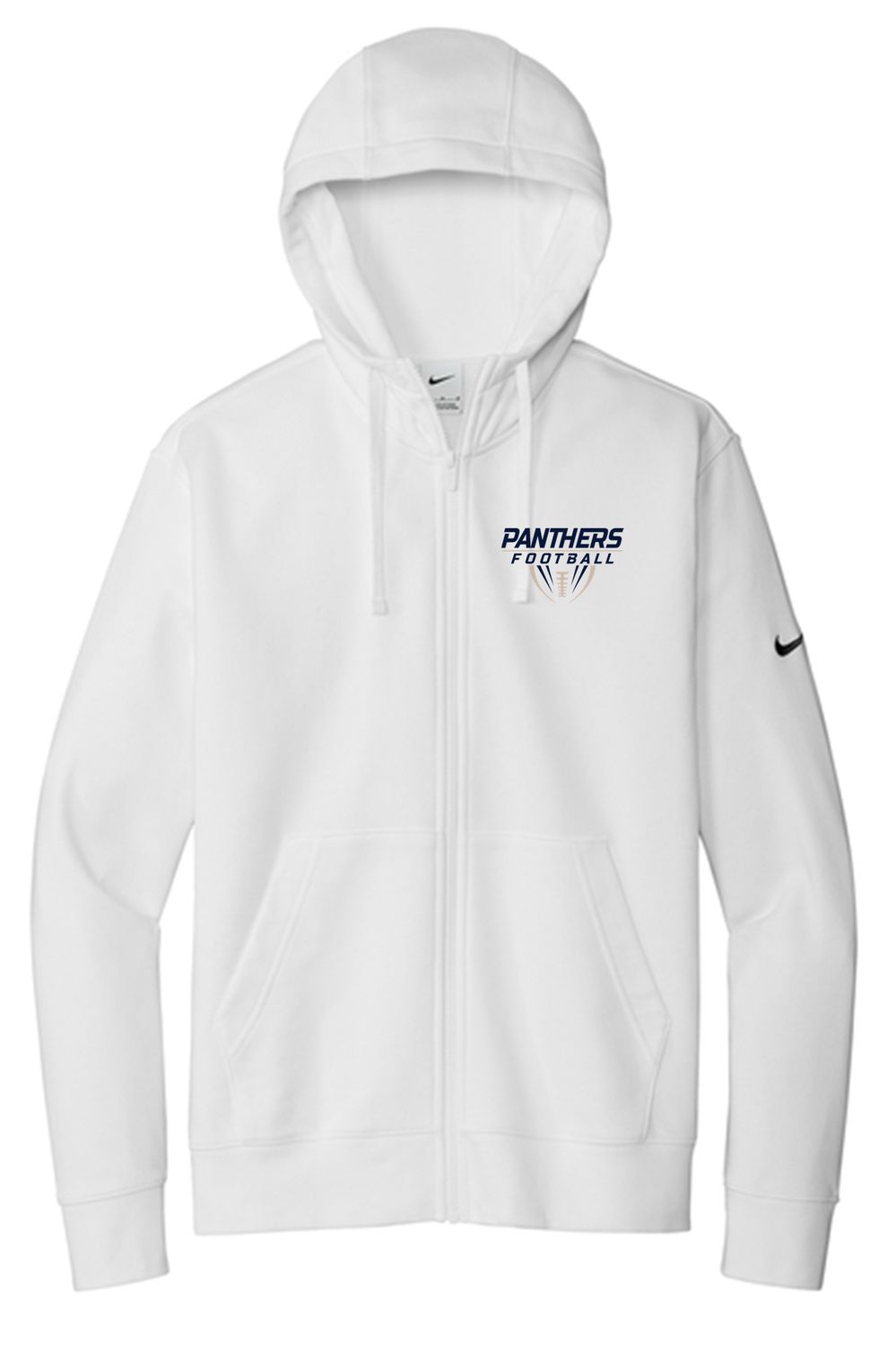 2025 PANTHER FOOTBALL Nike Club Fleece Sleeve Swoosh Full-Zip Hoodie