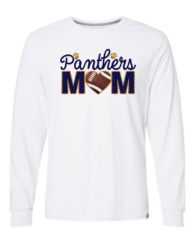 2025 PANTHER FOOTBALL Russell Unisex Dri Power® CVC Performance Long Sleeve T-Shirt