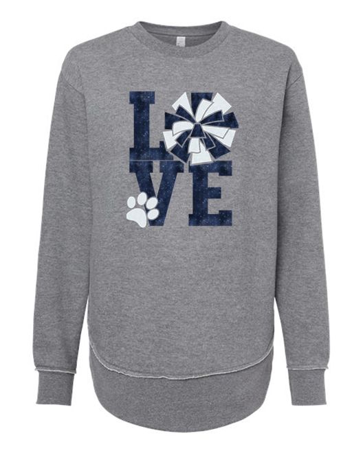 2026 Midget Cheer  LAT Women's Weekend Crewneck Sweatshirt