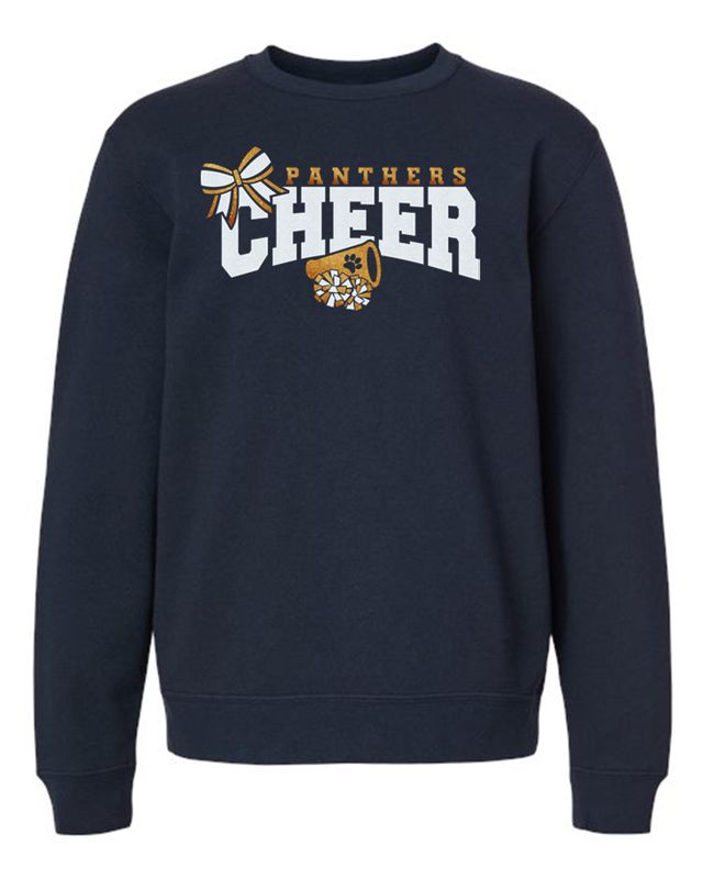 2026 Midget Cheer Independent Trading Co. Midweight Youth Crew Sweatshirt