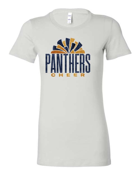 2026 Midget Cheer Ladies Bella Canvas Slim Fit Tee