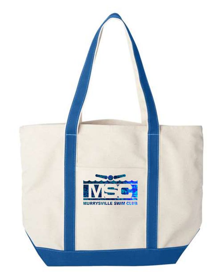 2026 MSC - Carmel Classic XL Cotton Canvas Resort Tote