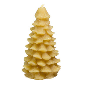 100% Beeswax Pine tree candle