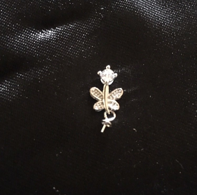 Butterfly - Sterling Silver mounted pendant