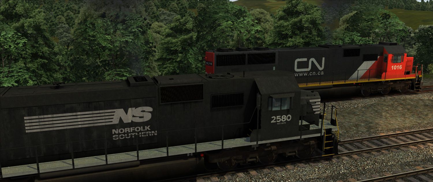 EMD SD70 diesel locomotive Add-On MEGA-PACK