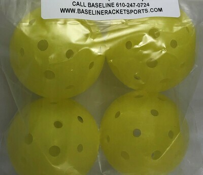 Baseline Dura Fast 40 Pickleball 4 Pack Neon Green BRSDF40NG