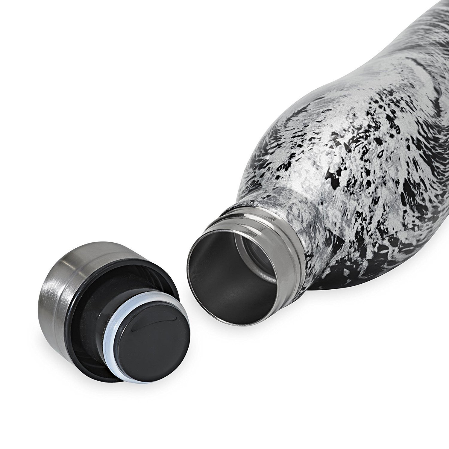 Gaiam Wave 17oz Stainless Steel Water Bottle Gaiam Wave 17oz Stainless Steel Water Bottle