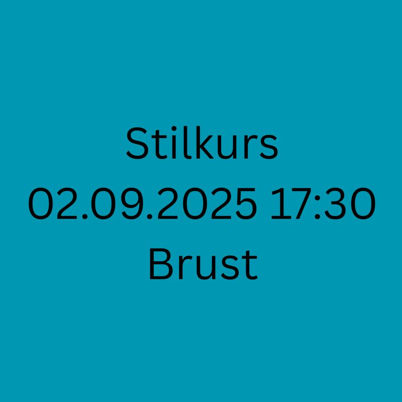 02.09.2025 17:30 Stilkurs Brustschwimmen