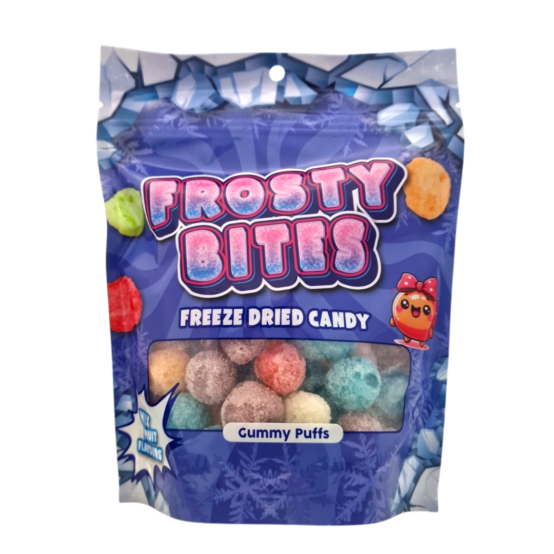 Frosty Bites Dry Frozen Candy Gummy Puffs
