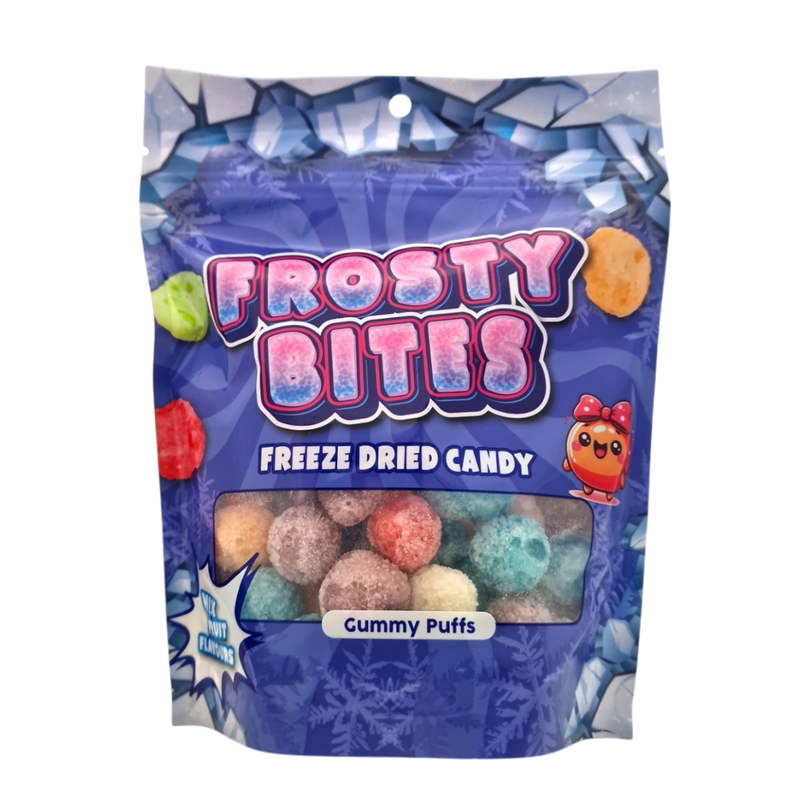Frosty Bites Dry Frozen Candy Gummy Puffs