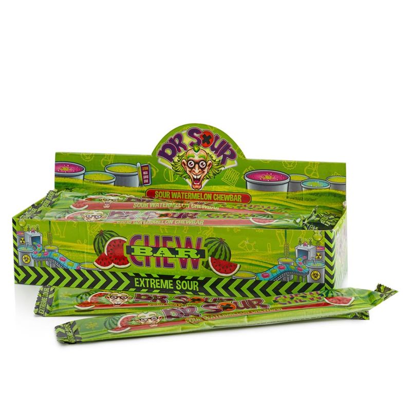 Dr Sour Chew Bar Watermeloen
