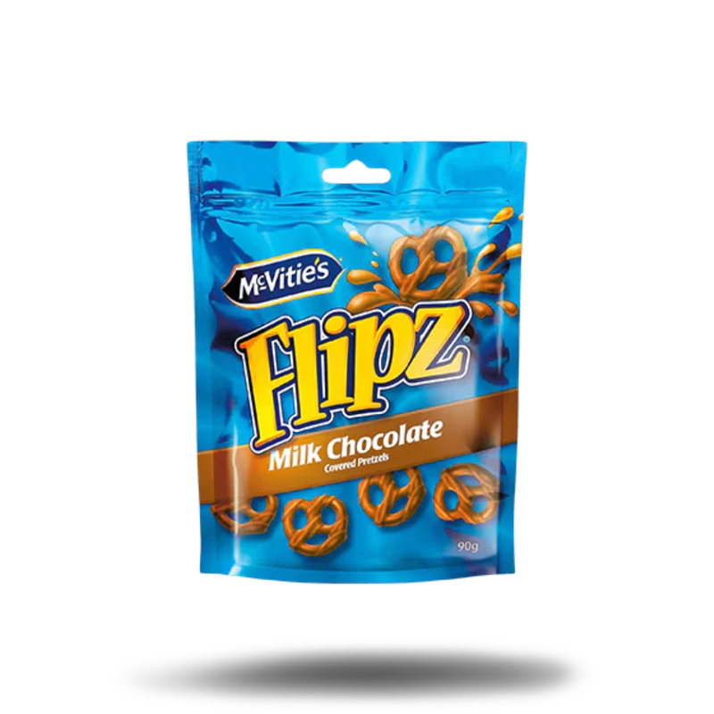 Flipz milk chocolate pretzels