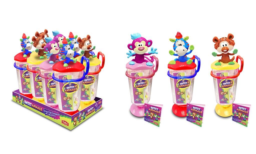 Sweet Animals Straw Cup