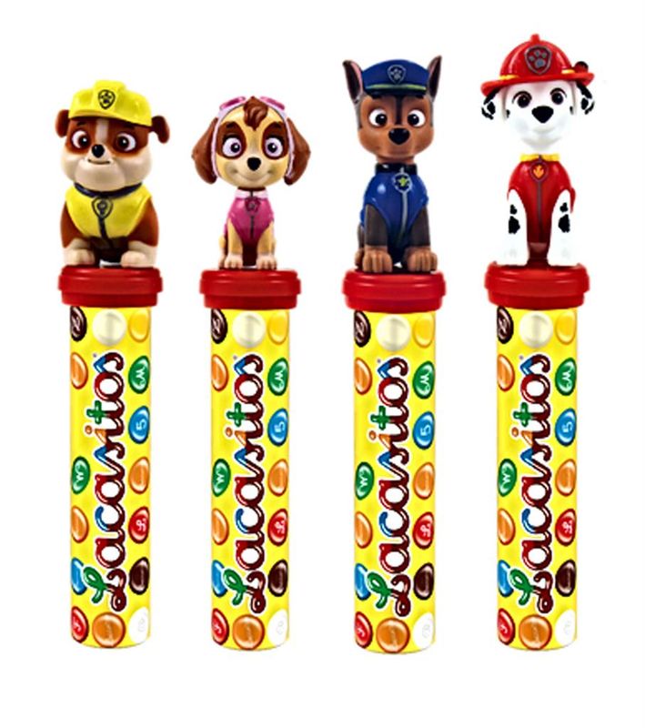 Paw Patrol smarties tube