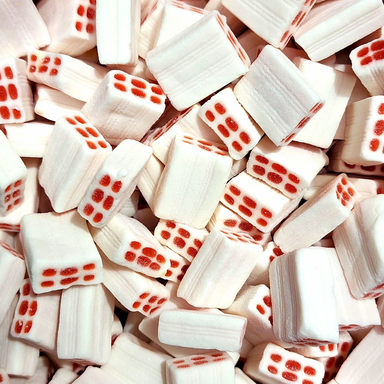 Witte aardbei bricks