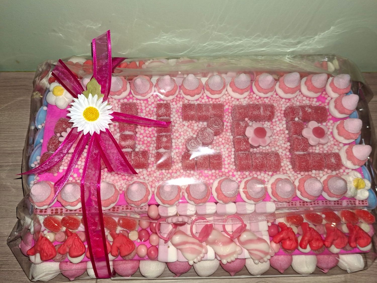 Geboorte snoeptaart XL