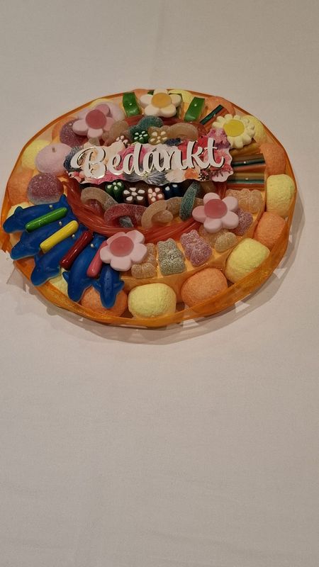 bedankt snoeptaart medium