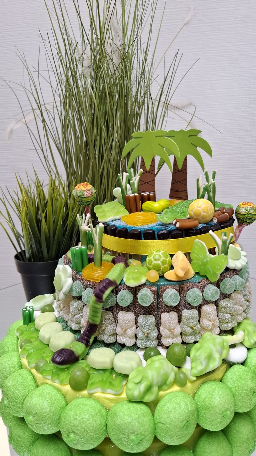 Snoeptaart thema Jungle