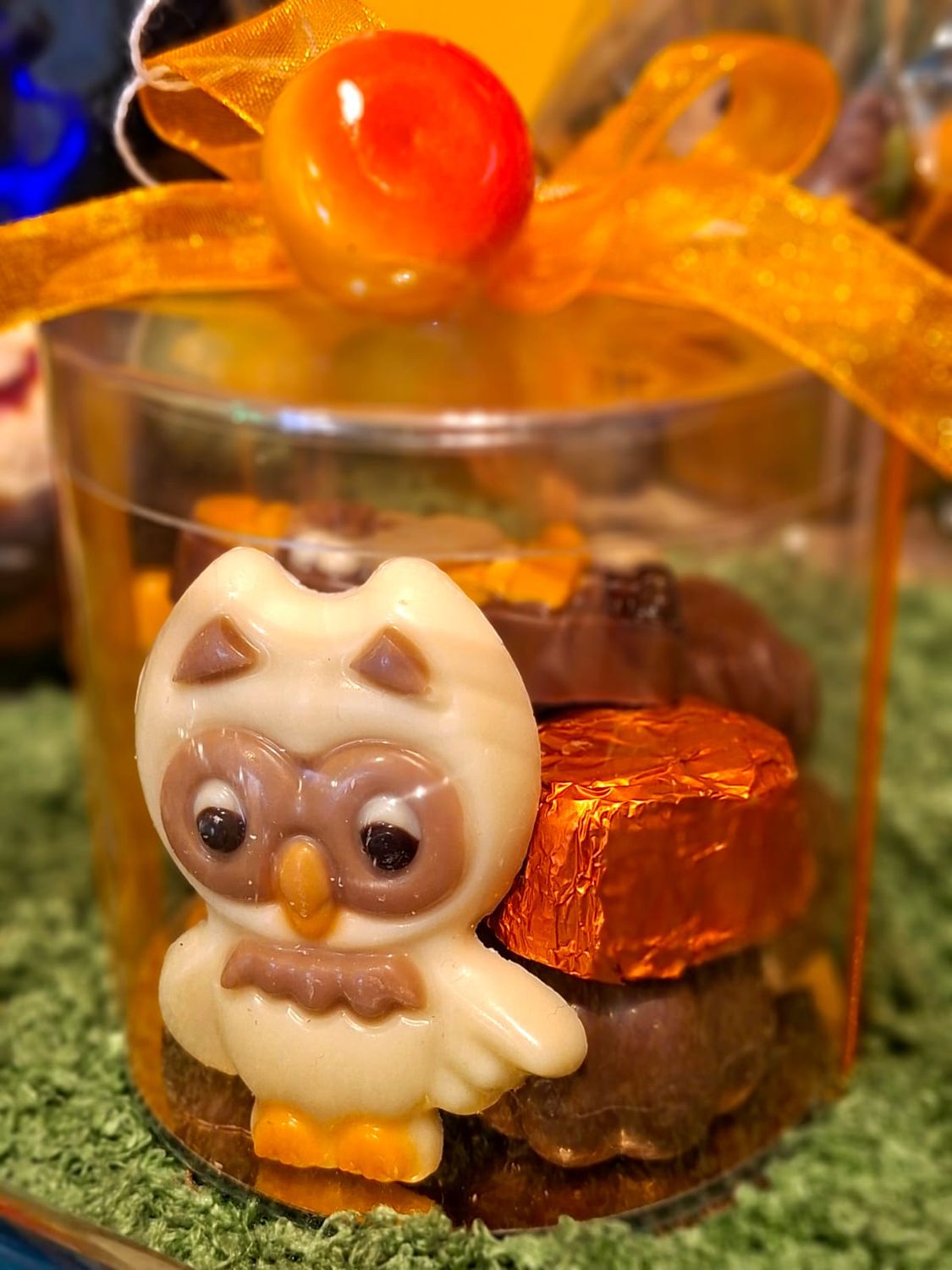 Herfst Chocolade – 170g in luxe transparant cilindertje