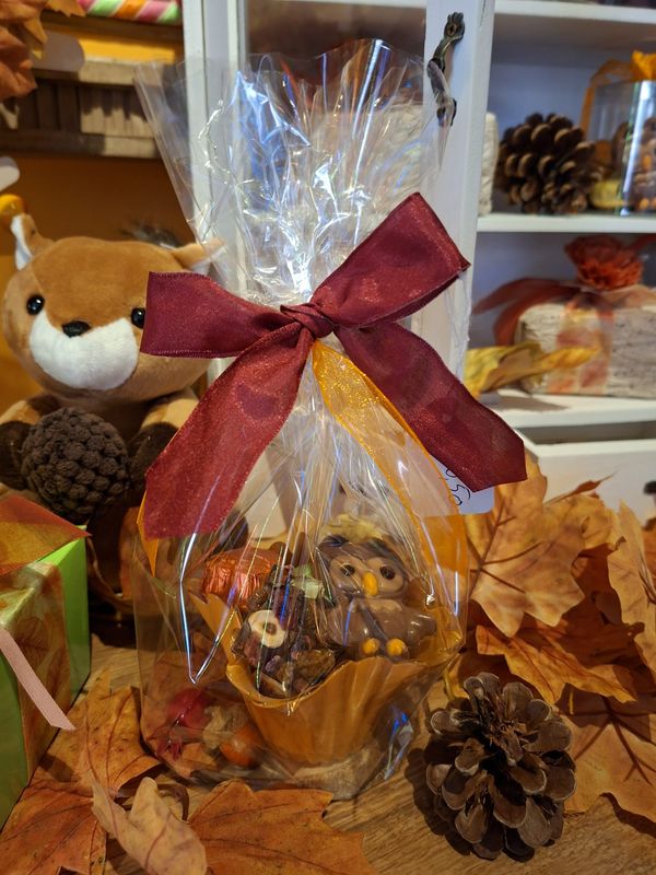 Herfst Chocolade in Glazen Herfst Kom – 330g