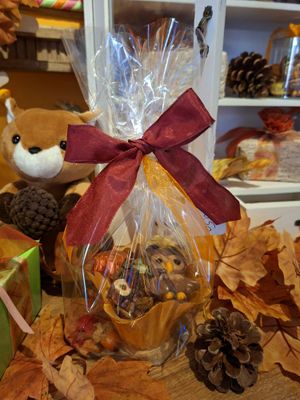 Herfst Chocolade in Glazen Herfst Kom – 330g