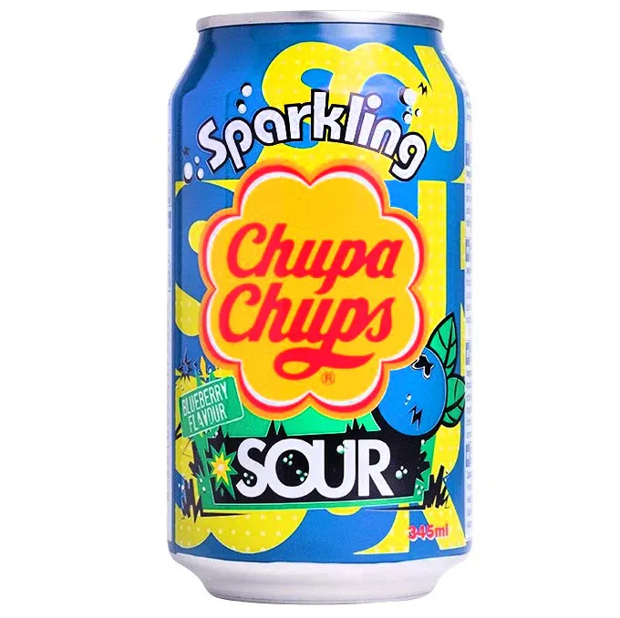 Chupa Chups Sour Drink – Blauwe editie
