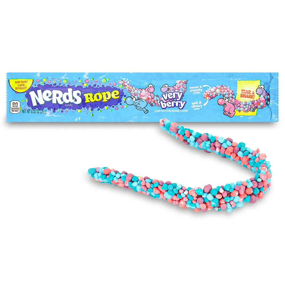 Nerds Rope Very Berry – Snoepketting  Crunchy &amp; Chewy