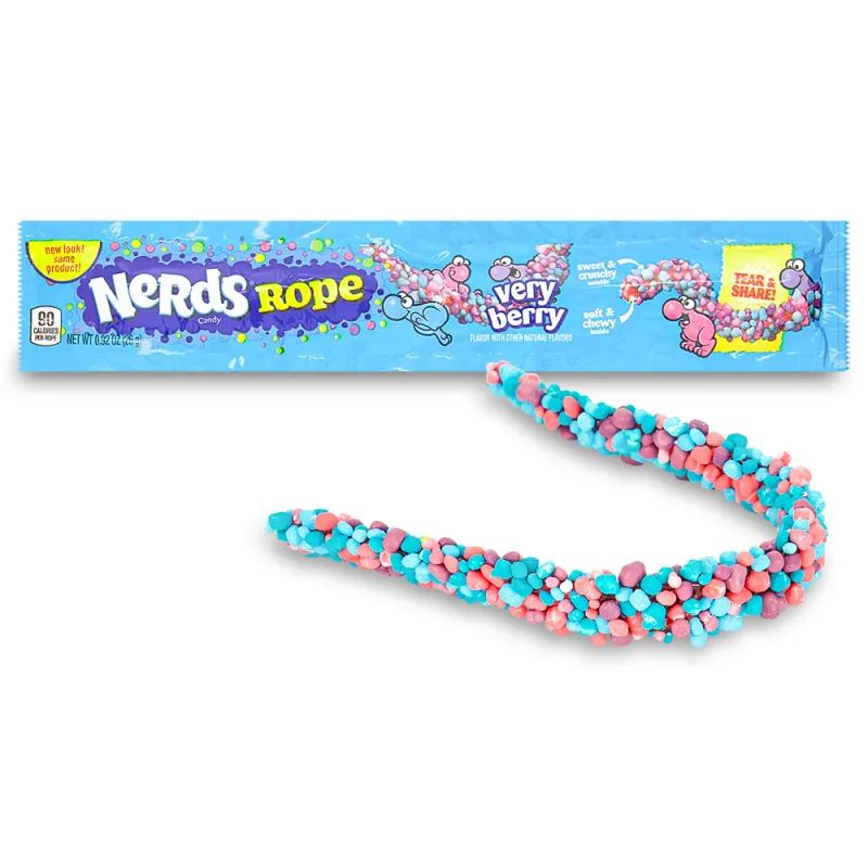 Nerds Rope Very Berry – Snoepketting  Crunchy &amp; Chewy