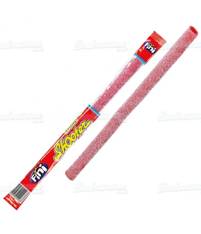 Fini Aardbei Shooter Straw – Zure Snoeprietjes met Aardbeiensmaak 🍓