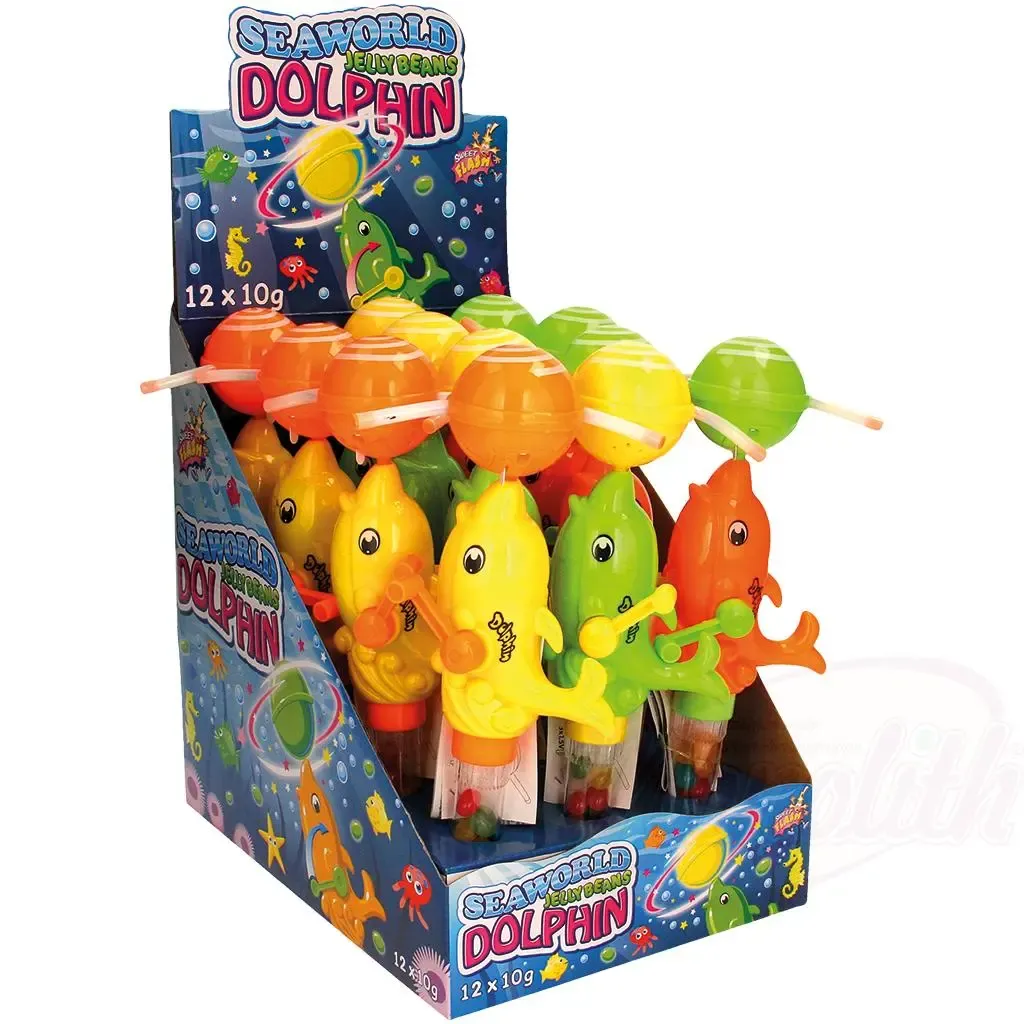 Dansende dolfijn - met lichtjes en jelly beans