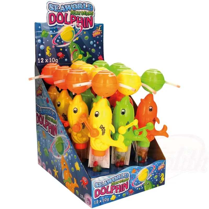 Dansende dolfijn - met lichtjes en jelly beans